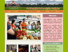 Tablet Screenshot of cookingathome-chiangmai.com